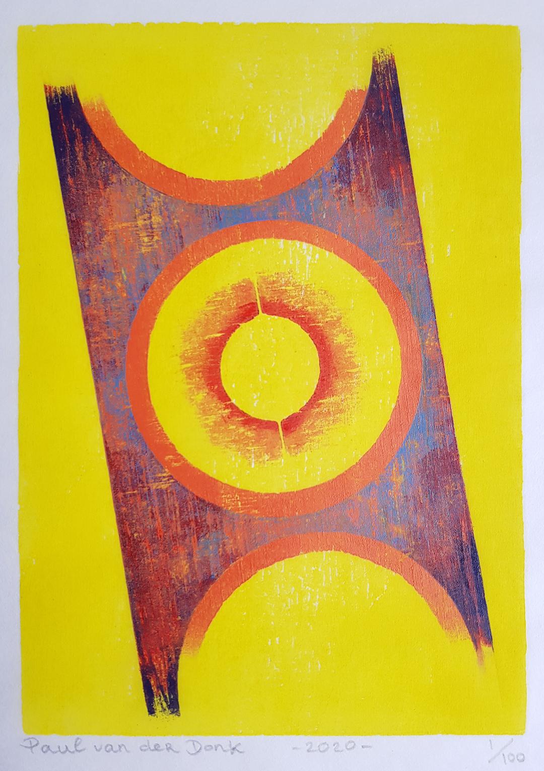 Wood Stock nr 1 / 100 € 95.00 incl lijst